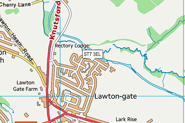 Church Lawton School map (ST7 3EL) - OS VectorMap District (Ordnance Survey)