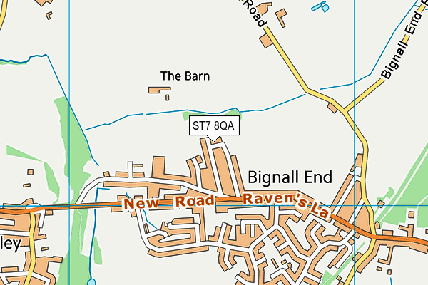 Map of HARRISON BUILDERS (BETLEY) LIMITED at district scale