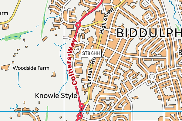 Map of SKIDWHEELS LTD at district scale