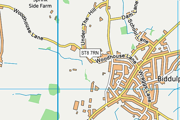 Map of E-CIGS BIDDULPH LIMITED at district scale