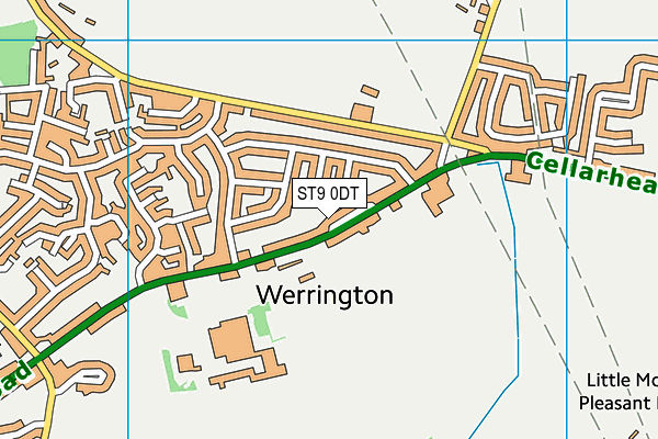 Map of BURSTON GAS SERVICES LTD at district scale