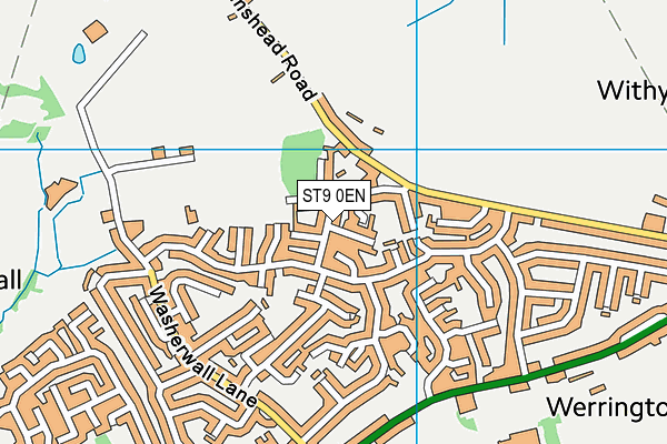 ST9 0EN map - OS VectorMap District (Ordnance Survey)