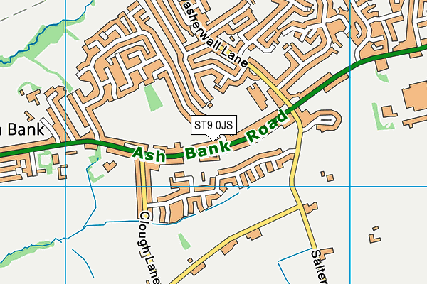 Map of ASH BANK GARAGE LIMITED at district scale