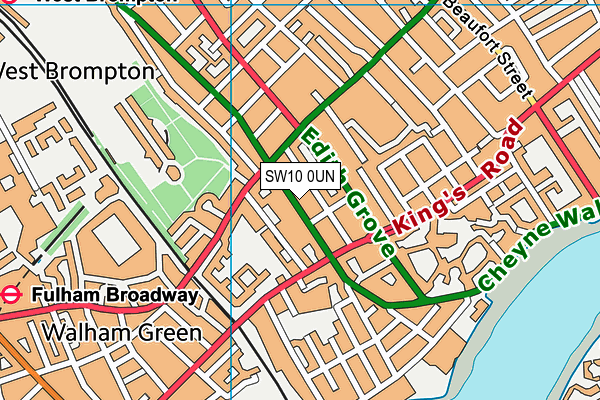 Map of 11 GUNTER GROVE LTD at district scale