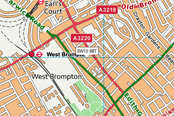 Map of 25 WESTGATE TERRACE LIMITED at district scale