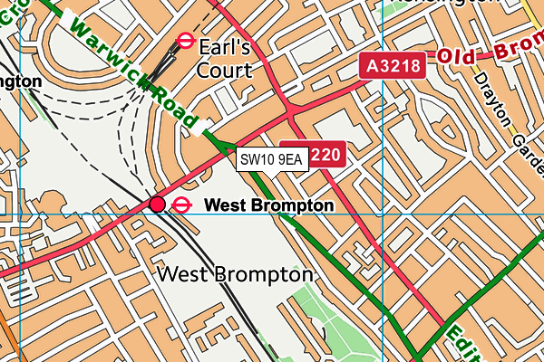 Map of WYCHWOOD HURST MEDICAL LIMITED at district scale