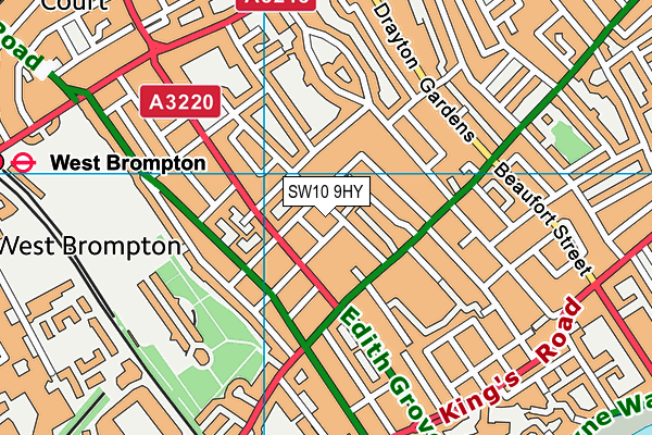 Map of 3 EATON PLACE FREEHOLD LIMITED at district scale