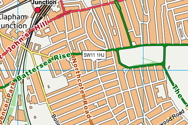 Map of 33 LINDORE ROAD LTD at district scale