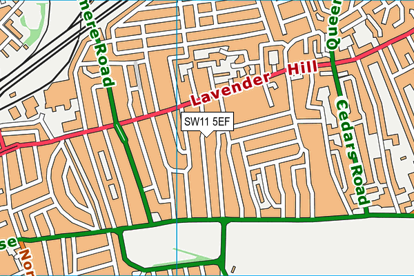 Map of MACAULAY ROAD LTD at district scale