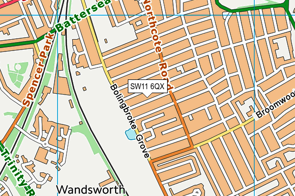 Map of 147 BATTERSEA RISE LIMITED at district scale