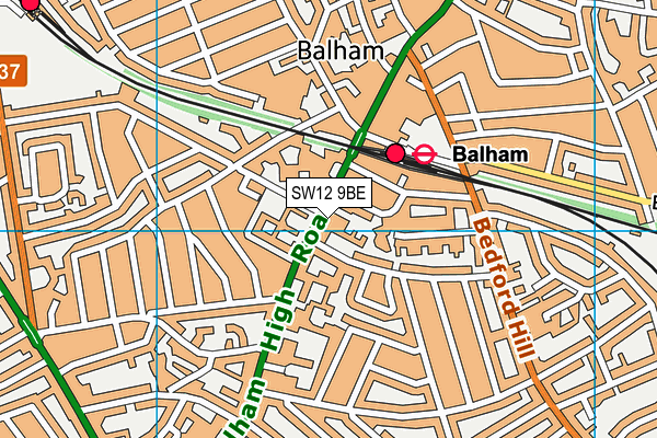 Map of BALHAM MEWS MANAGEMENT LIMITED at district scale