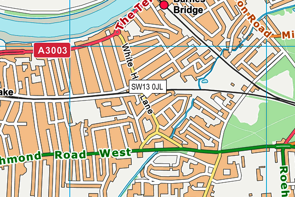 Map of BROOKFIELD MEWS COMMERCIAL LTD at district scale