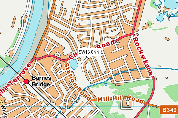 Map of BARNES PROPERTY LIMITED at district scale