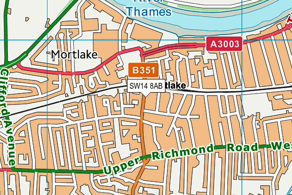 Map of 57 SHEEN LANE MANAGEMENT COMPANY LIMITED at district scale