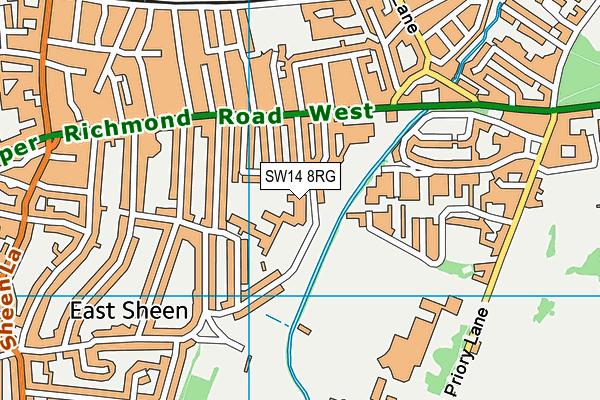 Richmond Park Academy map (SW14 8RG) - OS VectorMap District (Ordnance Survey)
