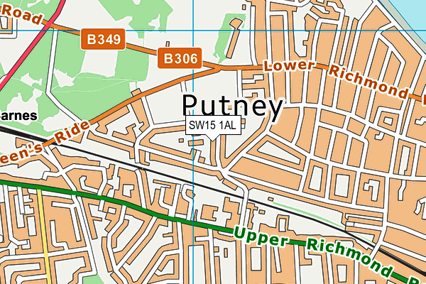 Map of 16 EGLISTON ROAD LTD at district scale