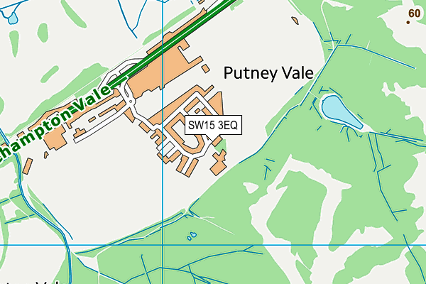 Thomas's Putney Vale map (SW15 3EQ) - OS VectorMap District (Ordnance Survey)