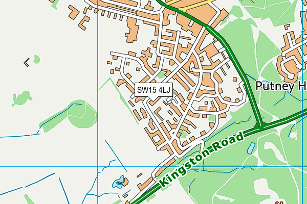 Heathmere Primary School map (SW15 4LJ) - OS VectorMap District (Ordnance Survey)