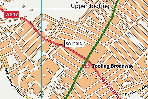 Map of LUNA TANNING WEYBRIDGE LTD at district scale