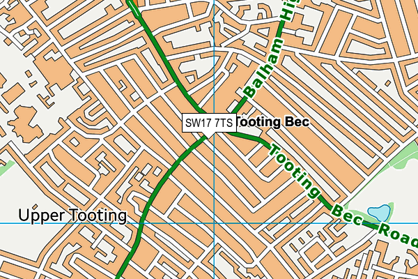 Map of TOOTING ESTATES LIMITED at district scale