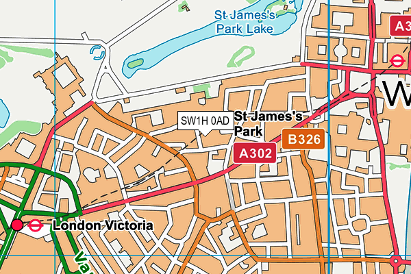 Map of MPG HOLBORN 2 LP at district scale