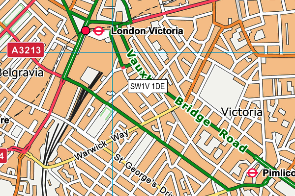 Map of LONDON HQ LIMITED at district scale