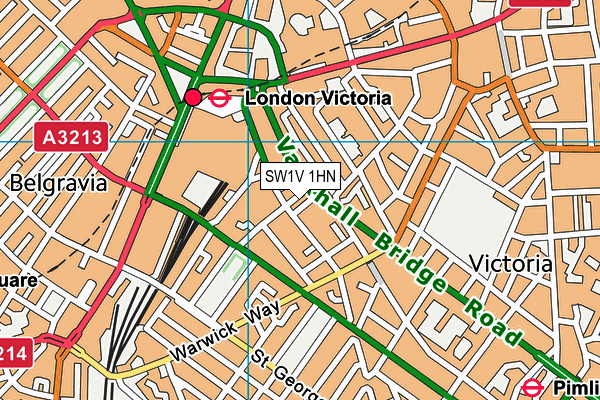 SW1V 1HN map - OS VectorMap District (Ordnance Survey)