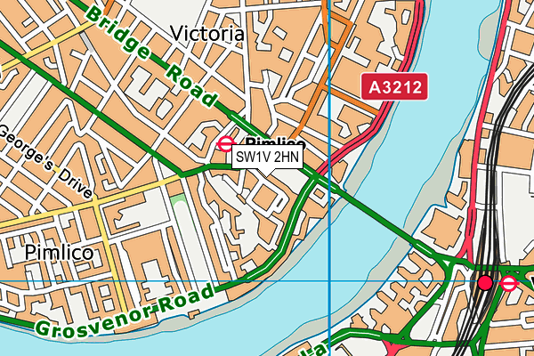 SW1V 2HN map - OS VectorMap District (Ordnance Survey)
