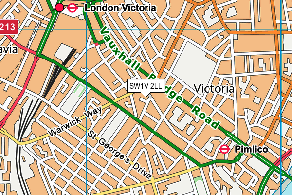 Map of 9 CLAVERTON STREET (FREEHOLD) LIMITED at district scale