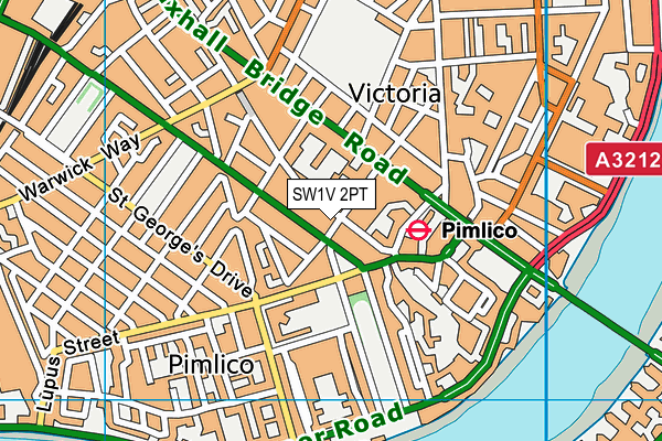 SW1V 2PT map - OS VectorMap District (Ordnance Survey)