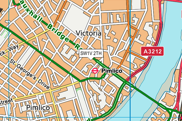 SW1V 2TH map - OS VectorMap District (Ordnance Survey)