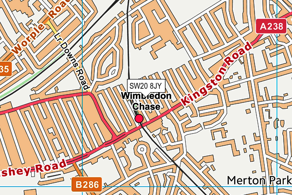 Map of TECHCHECKREPAIRS LTD at district scale