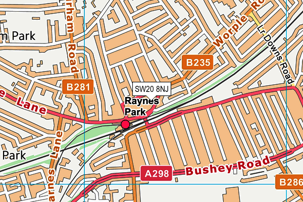 Map of BRIMDAWN LIMITED at district scale