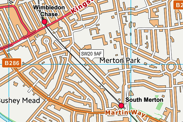 Map of WEST HILL MOTORS LTD at district scale