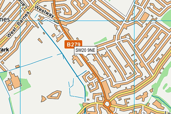 Map of A G SERVICES LTD. at district scale