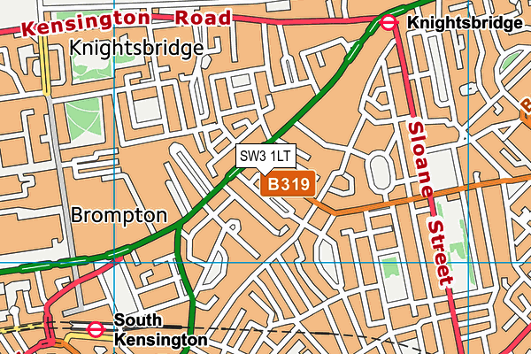 SW3 1LT map - OS VectorMap District (Ordnance Survey)