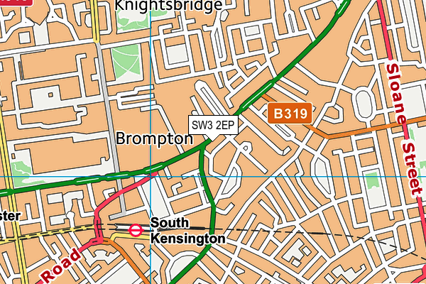Map of BROMPTON ROAD (231) LIMITED at district scale