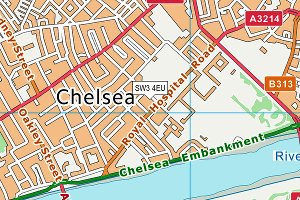 Map of 12 ORMONDE GATE FREEHOLD LIMITED at district scale