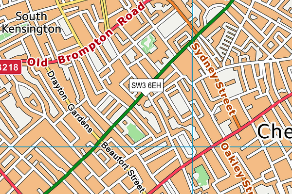 SW3 6EH map - OS VectorMap District (Ordnance Survey)