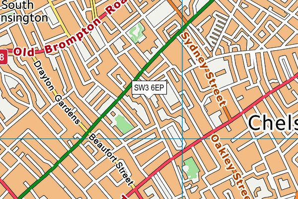 SW3 6EP map - OS VectorMap District (Ordnance Survey)