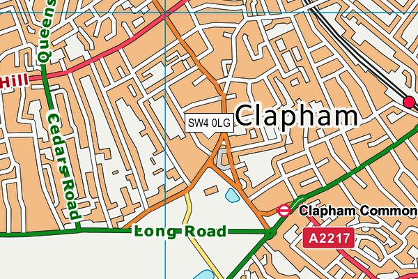 Map of CLAPHAM ESTATES LTD at district scale