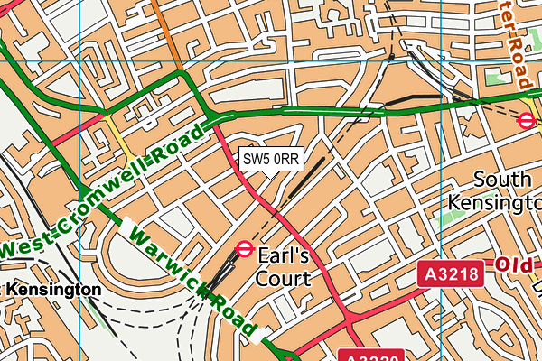 Map of ORJOWAN, LEBANESEE RESTAURANT LONDON LIMITED at district scale