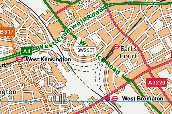 Map of WASTEWIZARDLDN LTD at district scale