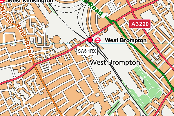 The London Oratory School map (SW6 1RX) - OS VectorMap District (Ordnance Survey)