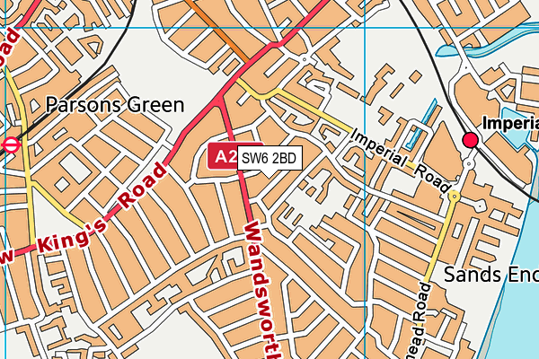 Map of 36 PRAIRIE STREET LTD at district scale