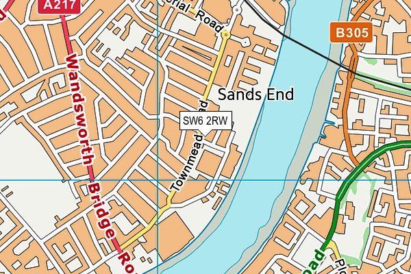 Harbour Club (Chelsea) map (SW6 2RW) - OS VectorMap District (Ordnance Survey)