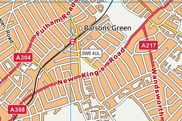 Map of SOUTH FULHAM PCN LTD at district scale
