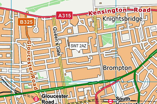 Imperial College of Science, Technology and Medicine map (SW7 2AZ) - OS VectorMap District (Ordnance Survey)