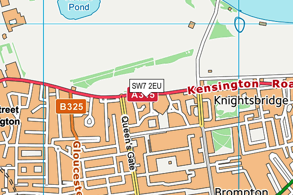 Royal College of Art map (SW7 2EU) - OS VectorMap District (Ordnance Survey)