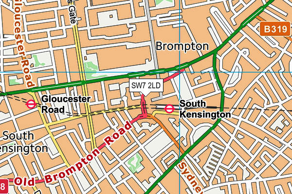 Map of SOUTH KENSINGTON ESTATES LIMITED at district scale
